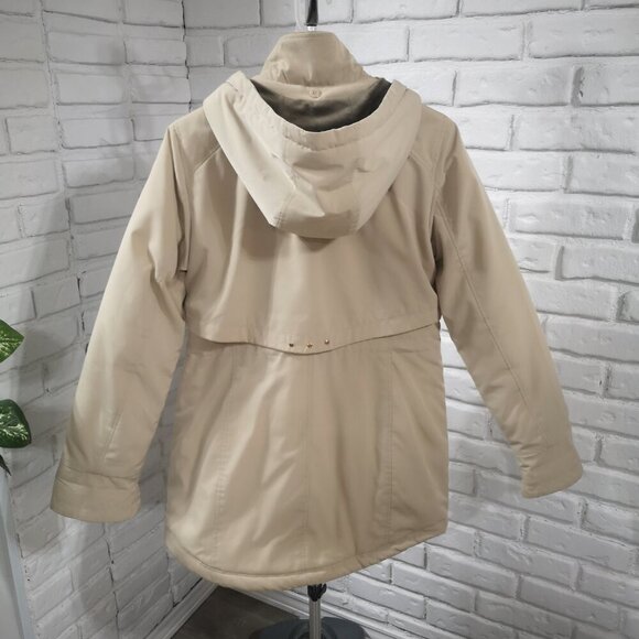 Liz Claiborne Ladies Size Small Straight Fit Beige Winter Coat - Picture 2 of 16